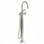 Riobel Momenti MMRD39 2-way Type T (thermostatic) coaxial floor-mount tub filler with hand shower