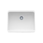 Franke MHK110-24WH Sink - Drop-On Single Fireclay - White