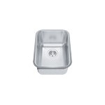 Franke NCX110-12 Sink - Undermount Single Concerto Creased Bottom SS