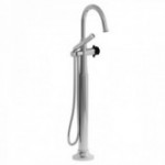 Riobel Momenti TMMRD39 2-way Type T (thermostatic) coaxial floor-mount tub filler with hand shower