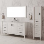 Virta 60 Inch Essence Floor Mount Single Sink Vanity