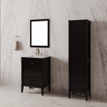 Virta 24 Inch ESSENCE Solid Wood Floor Mount Vanity