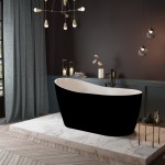 Virta Brussels Freestanding Acrylic 60" Bathtub