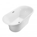 Virta Seville Freestanding Acrylic 67" Bathtub