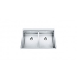 Franke PSX620-29-1 Sink - Topmount Combo Professional 16 gauge with bottom grids 1 faucet hole