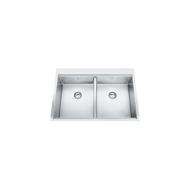 Franke PSX620-29-3 Sink - Topmount Combo Professional 16 gauge with bottom grids 1 faucet hole