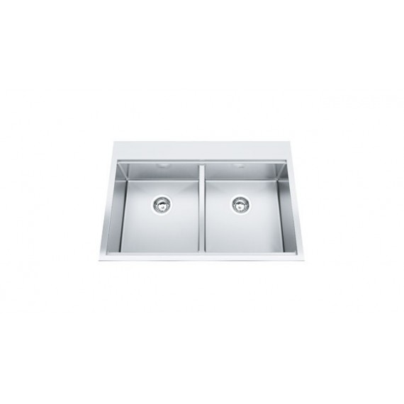 Franke PSX620-31-1 Sink - Topmount Double Professional 16 gauge with bottom grids 1 faucet hole