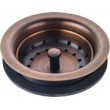 Franke TDB35-AC 3 12 basket waste fitting Antique copper