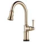 Brizo ARTESSO 64025LF Single Handle Pull-Down Kitchen Faucet with SmartTouchR Technology