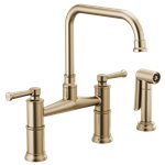 Brizo ARTESSO 62525LF Two Handle Bridge Kitchen Faucet with Spray