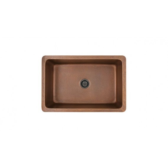 Franke DEJ710-30 16 ga copper single apron front sink