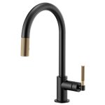 BRIZO LITZE 63043LF ARC SPOUT PULL-DOWN - KNURLED HANDLE 