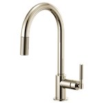 BRIZO LITZE 63043LF ARC SPOUT PULL-DOWN - KNURLED HANDLE 