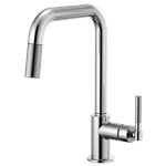 BRIZO LITZE 63053LF SQUARE SPOUT PULL-DOWN - KNURLED HANDLE 