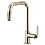 BRIZO LITZE 63054LF SQUARE SPOUT PULL-DOWN - INDUSTRIAL HANDLE 