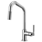 BRIZO LITZE 63063LF ANGLED SPOUT PULL-DOWN - KNURLED HANDLE 