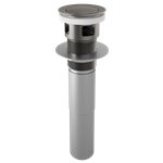 BRIZO RP81628 PUSH POP-UP DRAIN WITH OVERFLOW 