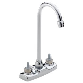 DELTA CLASSIC 2172LF-LHP TWO HANDLE BAR/PREP FAUCET 