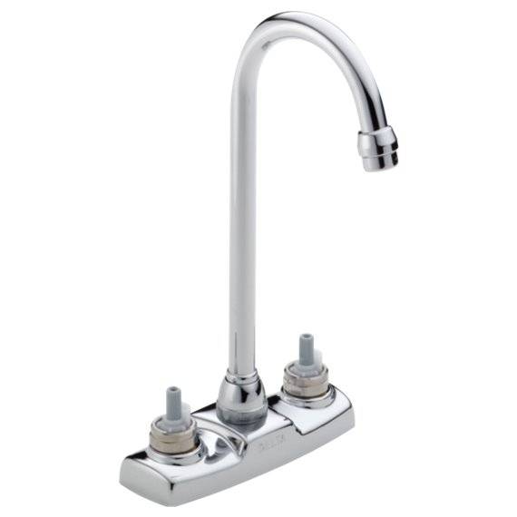 BRIZO CLASSIC 2172LF-LHP TWO HANDLE BAR/PREP FAUCET 