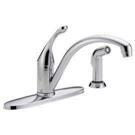 DELTA COLLINS 440-WE-DST 1H KITCHEN FAUCET W/SIDE SPRAYER 