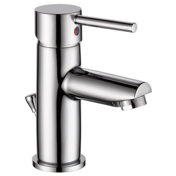 BRIZO MODERN CYLINDRICAL 559LF-HGM-PP SINGLE HANDLE LAVATORY FAUCET .5 GPM 