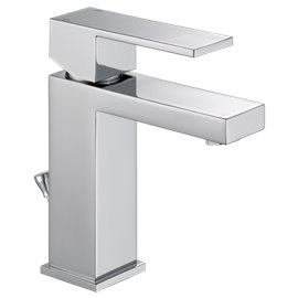 DELTA MODERN ANGULAR 567LF-HGM-PP SINGLE HANDLE PROJECT PACK FAUCET- LOW FLOW 