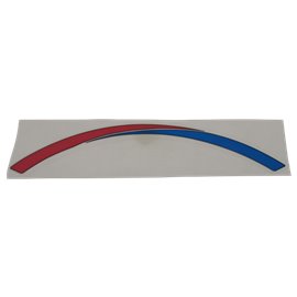 DELTA RP17498 D-LABEL-SHWR ESCUT- RED & BLUE 