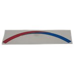 BRIZO RP17498 D-LABEL-SHWR ESCUT- RED & BLUE 