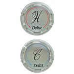 BRIZO RP19659 D-BUTTON SET(2)- CLEAR HNDL 