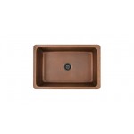 Franke DEJ710-30 16 ga copper single apron front sink