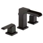 Delta 3568LF-MPU Two Handle Widespread Lavatory Faucet with Channel Spout