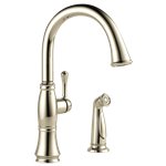 Delta 4297-DST Single Handle Kitchen Faucet with Spray