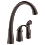 Delta 4380-DST Single Handle Kitchen Faucet with Spray