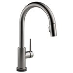 Delta 9159T-DST Single Handle Pull-Down Kitchen Faucet Featuring Touch2OR Technology