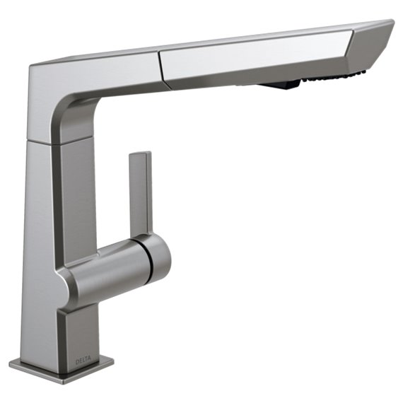 BRIZO PIVOTAL 4193-DST SINGLE HANDLE PULL-OUT KITCHEN FAUCET 