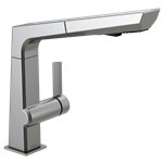 BRIZO PIVOTAL 4193-DST SINGLE HANDLE PULL-OUT KITCHEN FAUCET 