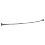 BRIZO 42205 SHOWER ROD W/ BRACKETS 6" BOW 1" X 5' 