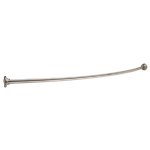 BRIZO 42205 SHOWER ROD W/ BRACKETS 6" BOW 1" X 5' 