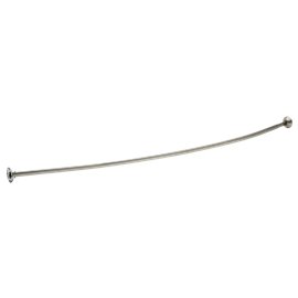 DELTA 42206 SHOWER ROD W/ BRACKETS 6" BOW 1" X 6' 