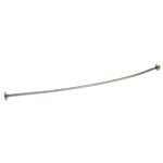 BRIZO 42206 SHOWER ROD W/ BRACKETS 6" BOW 1" X 6' 