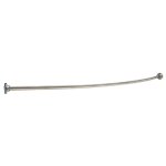 BRIZO 42206 SHOWER ROD W/ BRACKETS 6" BOW 1" X 6' 