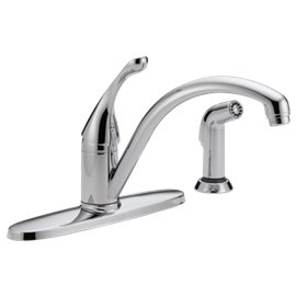 DELTA COLLINS 440-DST 1H KITCHEN FAUCET W/SIDE SPRAYER 