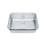 Franke NCX110-23 Sink - Undermount Single Concerto Creased Bottom SS