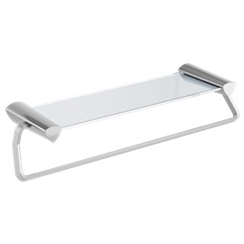 DELTA ZURA 77480 24" TOWEL BAR WITH GLASS SHELF 