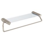 BRIZO ZURA 77480 24" TOWEL BAR WITH GLASS SHELF 