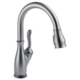 DELTA LELAND 9178T-DST SINGLE HANDLE PULL-DOWN KITCHEN FAUCET WITH TOUCH2O 