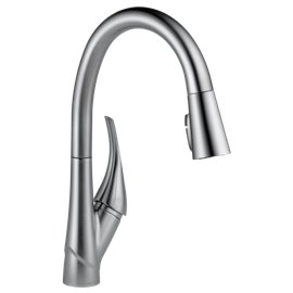 DELTA ESQUE 9181-DST SINGLE HANDLE PULL-DOWN KITCHEN FAUCET 