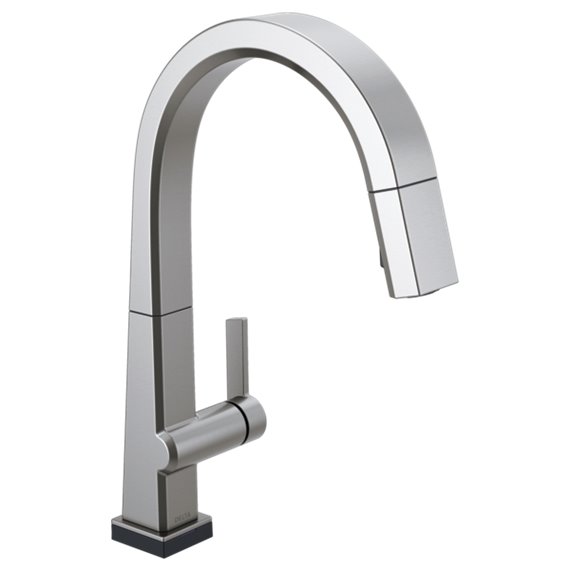 BRIZO PIVOTAL 9193T-DST SINGLE HANDLE PULL DOWN KITCHEN FAUCET WITH TOUCH2O TECHNOLO