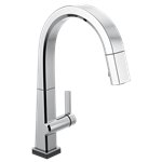 BRIZO PIVOTAL 9193T-DST SINGLE HANDLE PULL DOWN KITCHEN FAUCET WITH TOUCH2O TECHNOLO