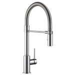 BRIZO TRINSIC 9659-DST SINGLE HANDLE PULL-DOWN KITCHEN FAUCET WITH SPRING SPOUT 